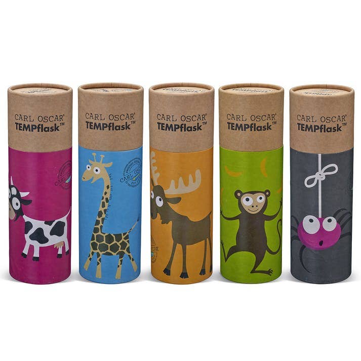Lekvrije RVS Drinkfles 350ml - Thermosfles Kind - | Carl Oscar TEMPflask Secundaire afbeelding