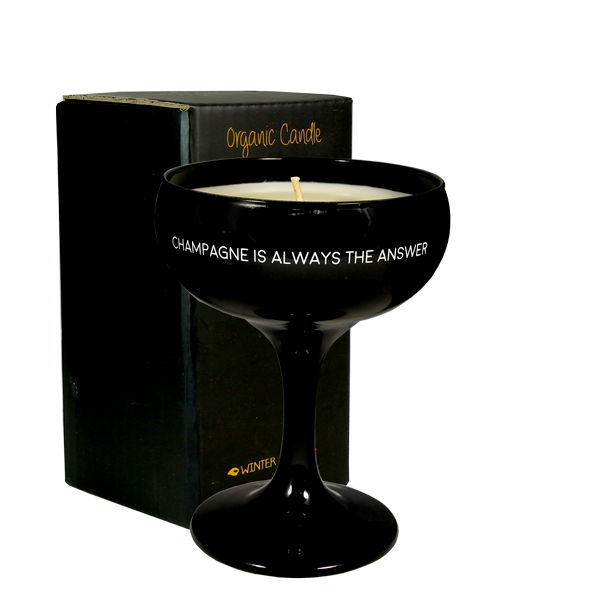 Sojakaars Champagne Coupe My Flame - Champagne Is Always The Answer