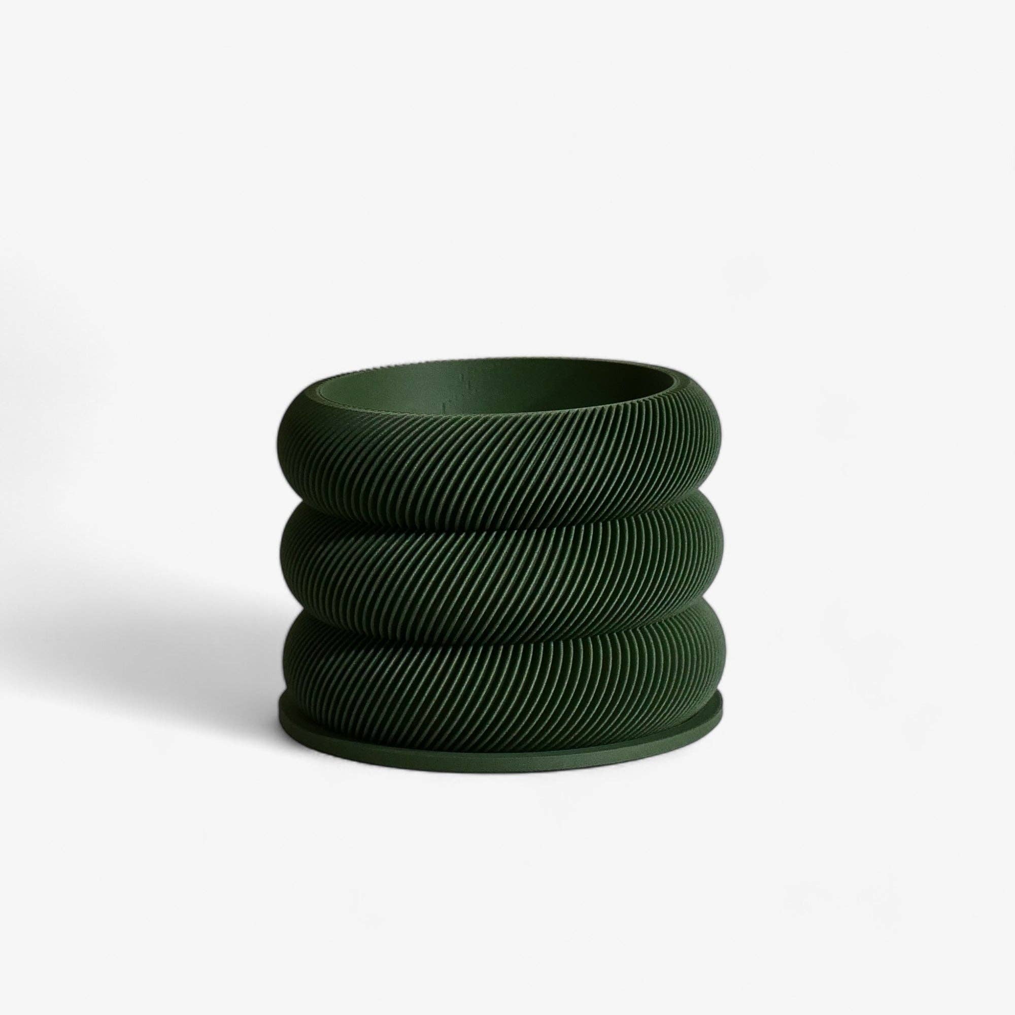 Design houten plantenpot voor binnen 'Bubbles'