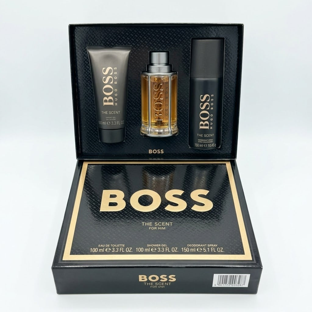 Hugo Boss The Scent geschenkset verpakking