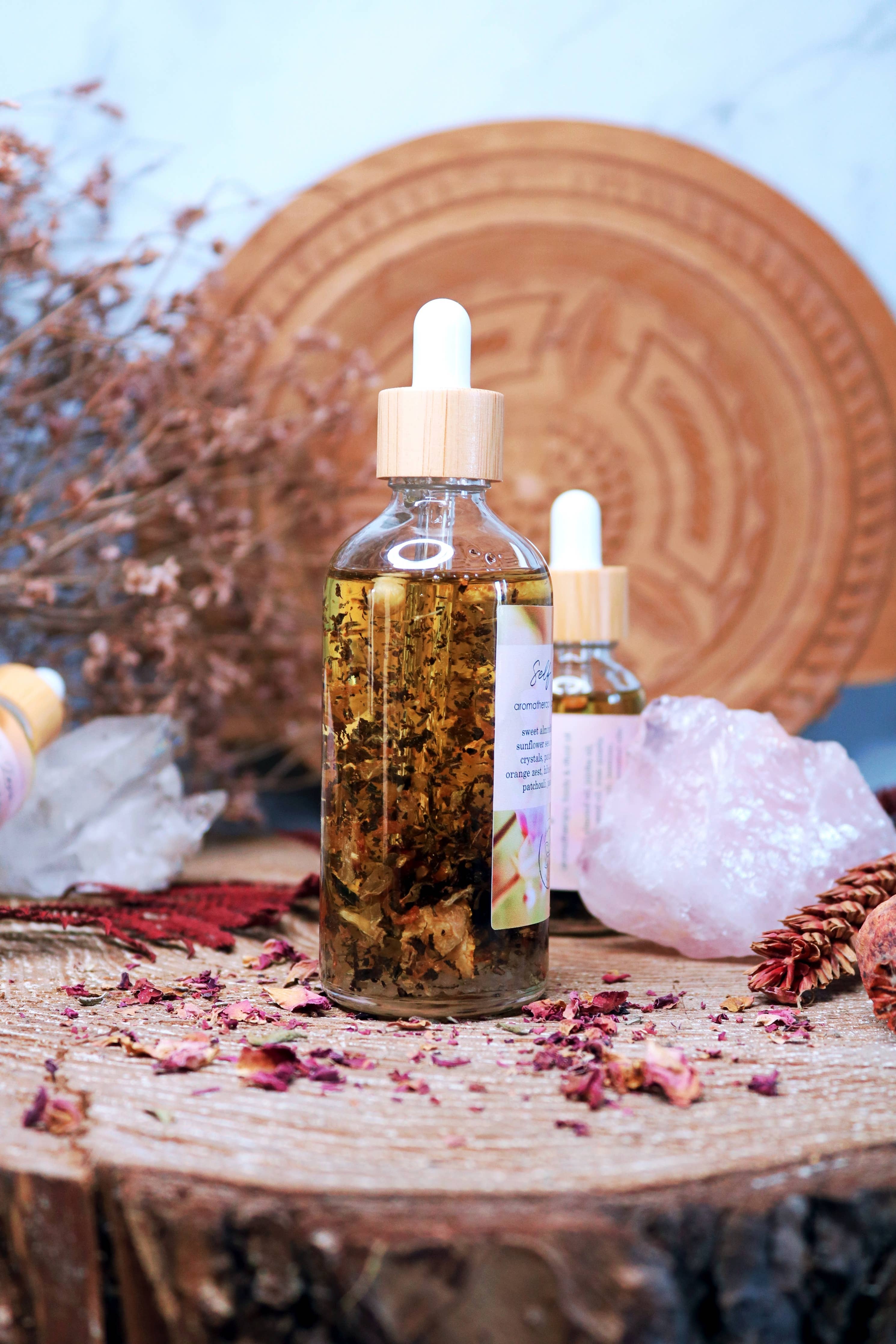 Self Love natuurlijke body oil met rozenkwarts