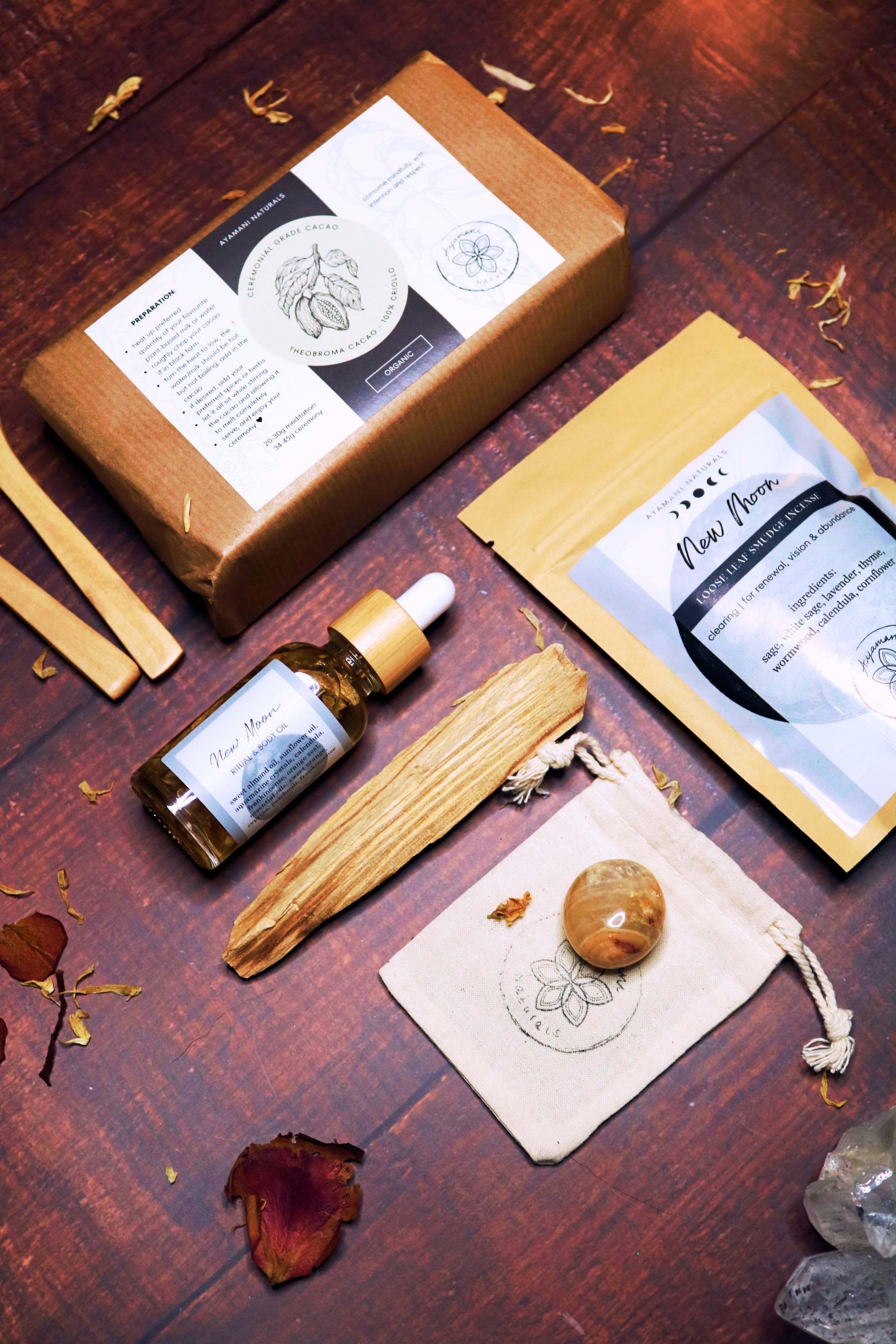 Cacao ceremonie cadeauset volle maan