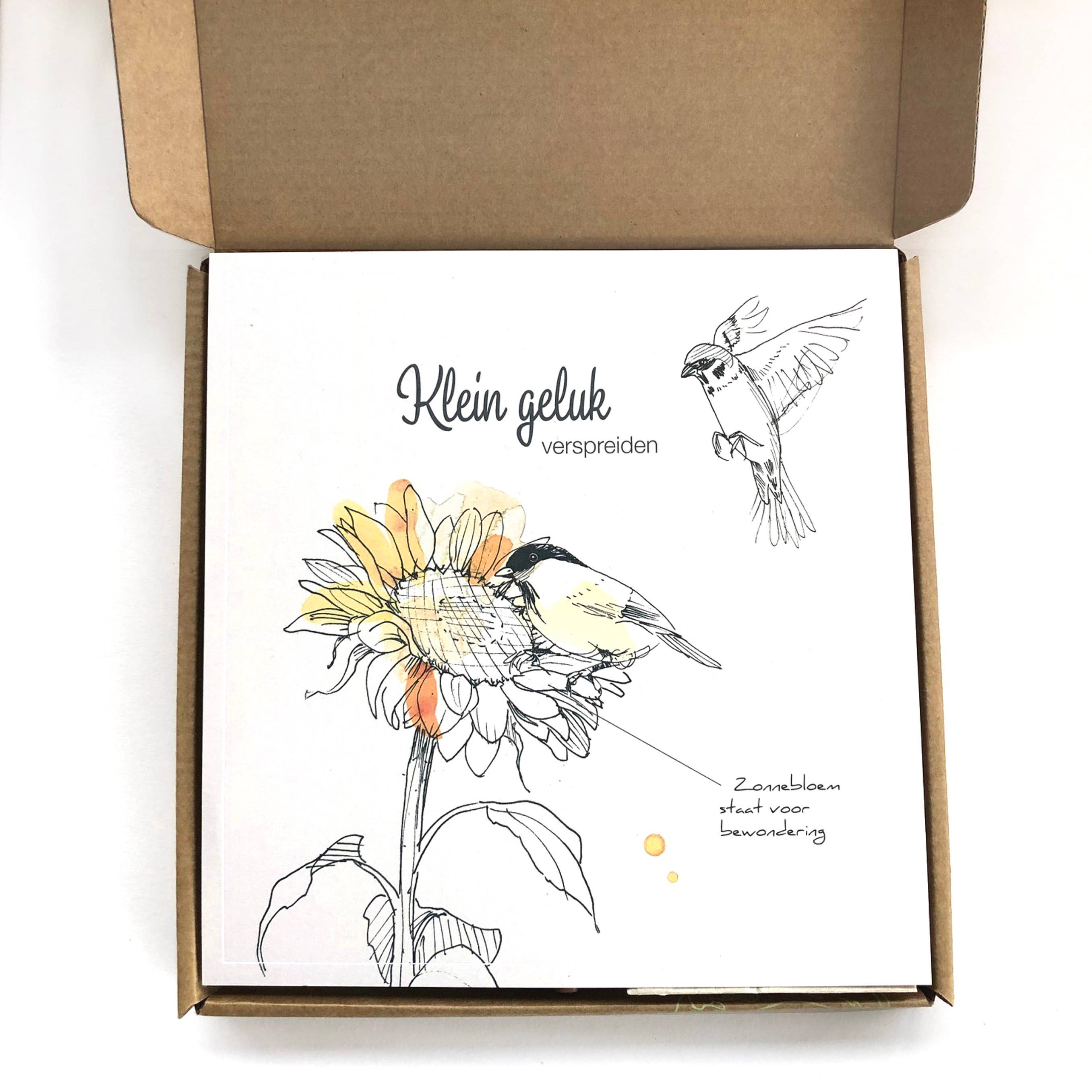 Vogel cadeau doosje 'Klein Geluk' Secundaire afbeelding