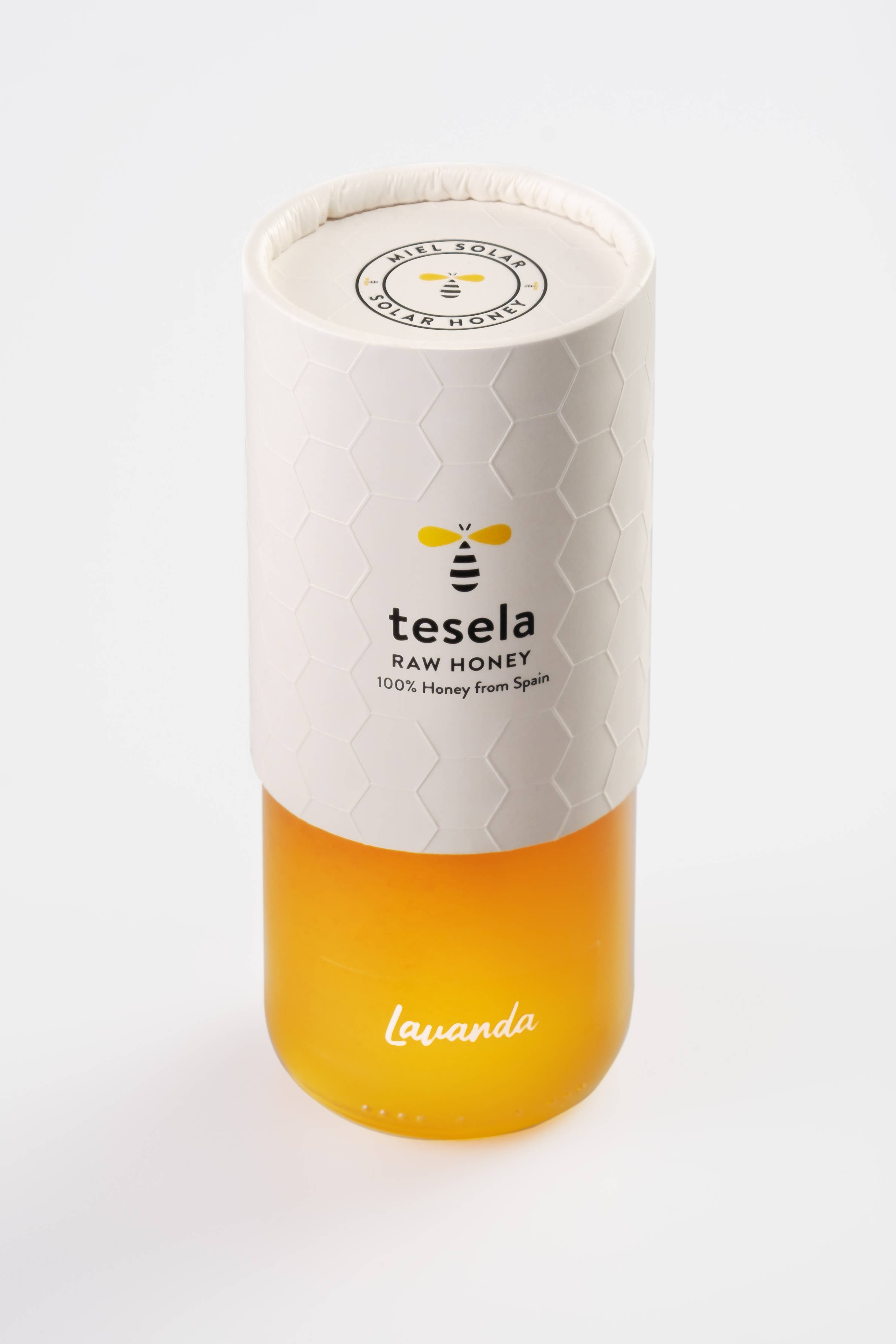 TESELA Geschenkdoos Solar Edition Rauwe Honing - 3x320 g