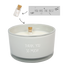Geurkaars flessenpost Thank you so much My Flame Amber's Secret