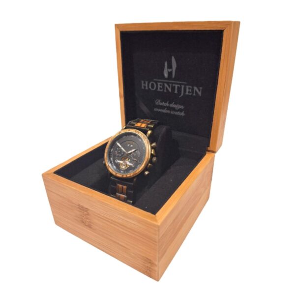 Hoentjen, houten horloge - Hokkaido