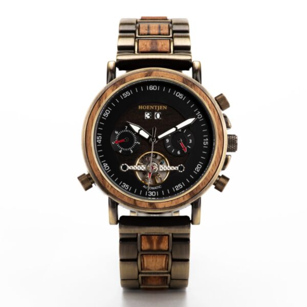 Hoentjen, houten horloge - Hokkaido Secundaire afbeelding