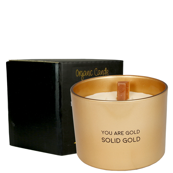 Geurkaars You Are Gold Solid Gold My Flame Silky Tonka Hoofdafbeelding